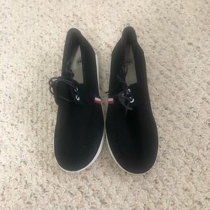 Womens Black Canvas Sneakers.  Size 40.  NWOT